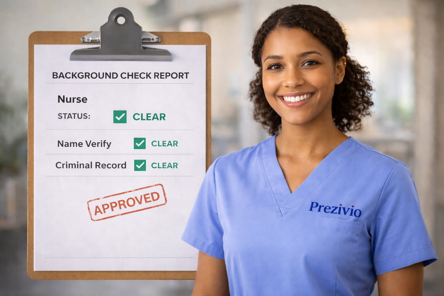 Prezivio background check approved